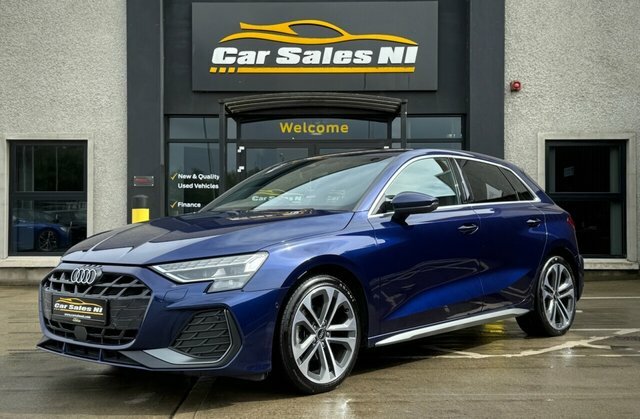 Audi A3 2.0 Tdi 35 S Line Sportback S Tronic Eu SD74UPW Blue #2