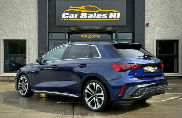 Audi A3 2.0 Tdi 35 S Line Sportback S Tronic Eu SD74UPW Blue #4