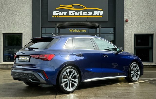 Audi A3 2.0 Tdi 35 S Line Sportback S Tronic Eu SD74UPW Blue #3