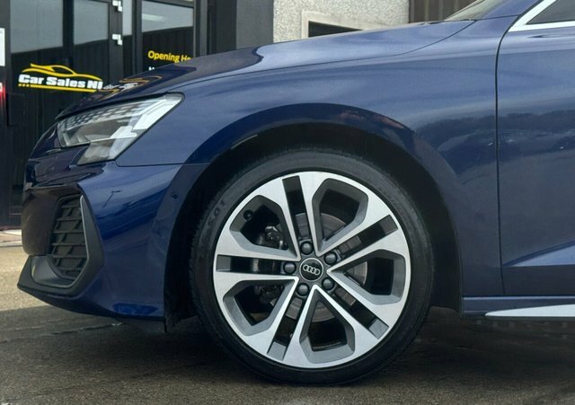 Audi A3 2.0 Tdi 35 S Line Sportback S Tronic Eu SD74UPW Blue #6