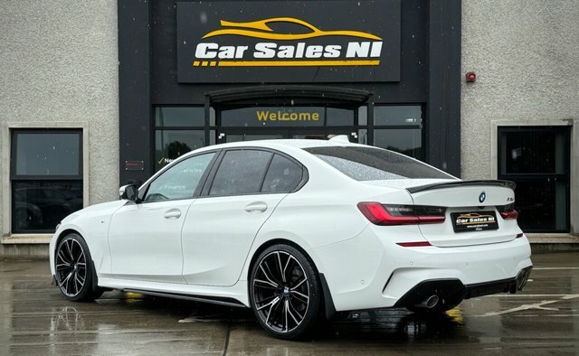 BMW 3 Series 2.0 318D Mht M Sport Saloon Hybrid KN22GSZ White #4