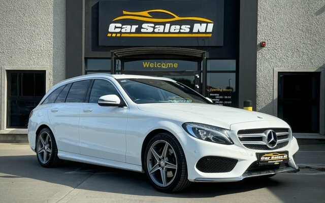 Mercedes-Benz C Class 2.1 C220d Amg Line Estate G-tronic Eur White