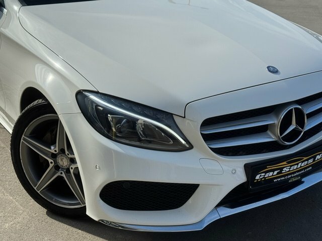 Mercedes-Benz C Class 2.1 C220d Amg Line Estate G-tronic Eur HF67NYZ White #6