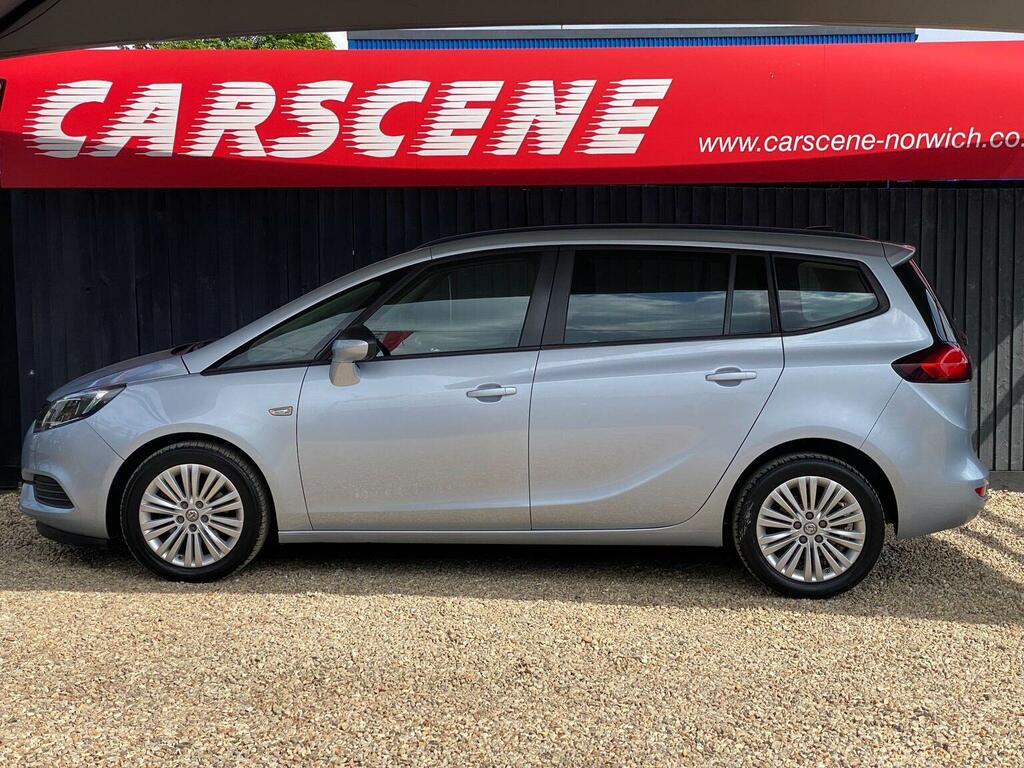 Vauxhall Zafira Tourer Mpv 1.4I Turbo Design Euro 6 201767 DV67TXX Silver #5