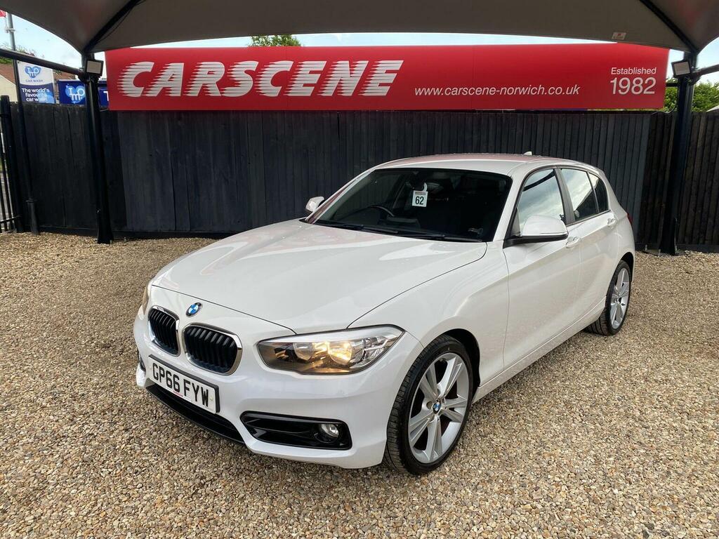 BMW 1 Series Hatchback 1.5 116D Sport Euro 6 Ss 201666 GP66FYW White #2