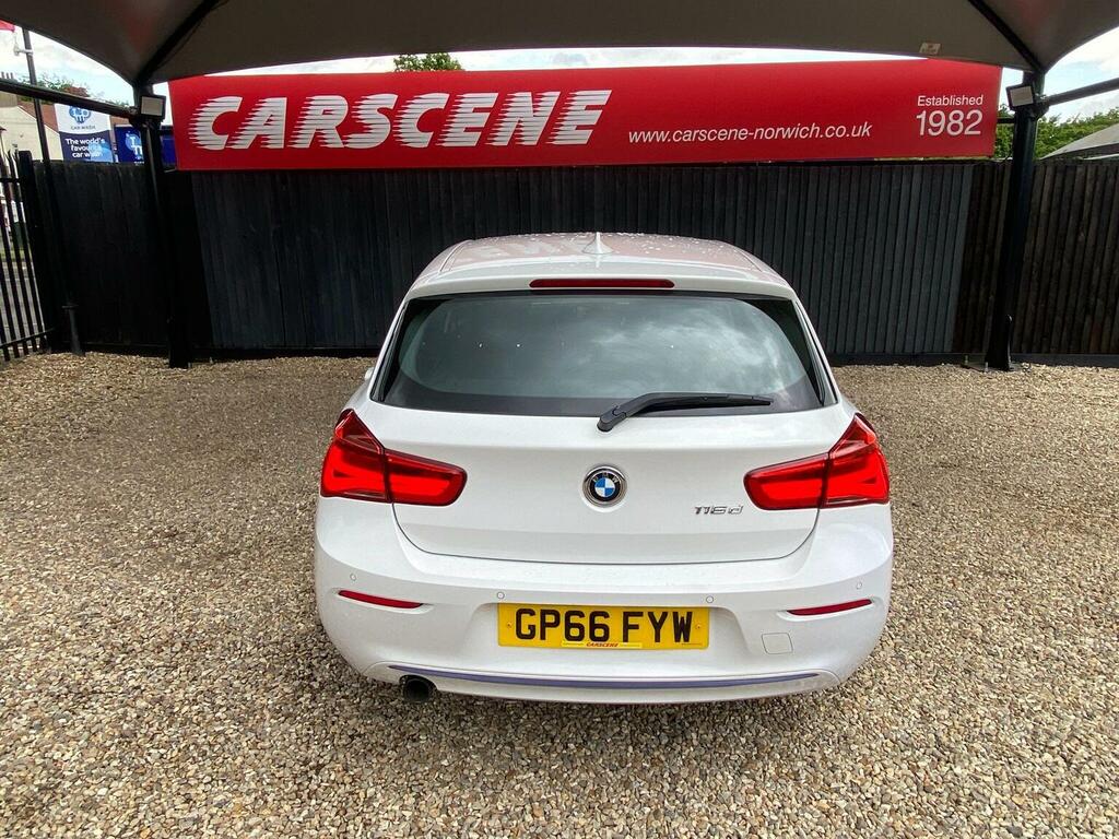 BMW 1 Series Hatchback 1.5 116D Sport Euro 6 Ss 201666 GP66FYW White #6