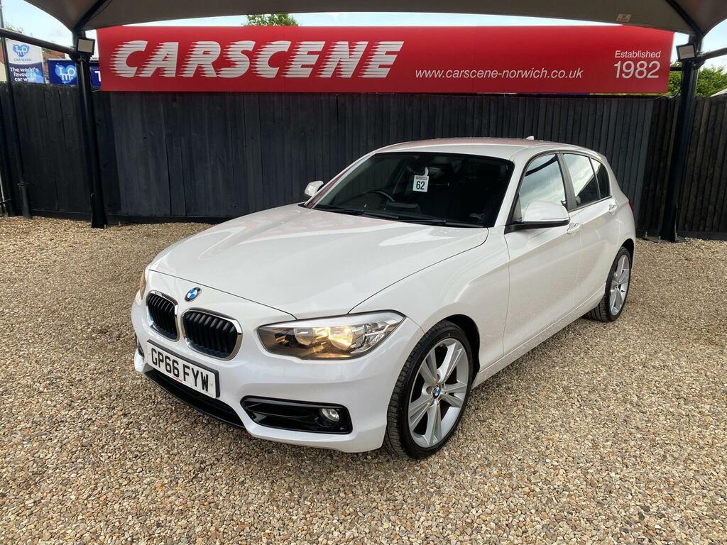 BMW 1 Series Hatchback 1.5 116D Sport Euro 6 Ss 201666 GP66FYW White #3