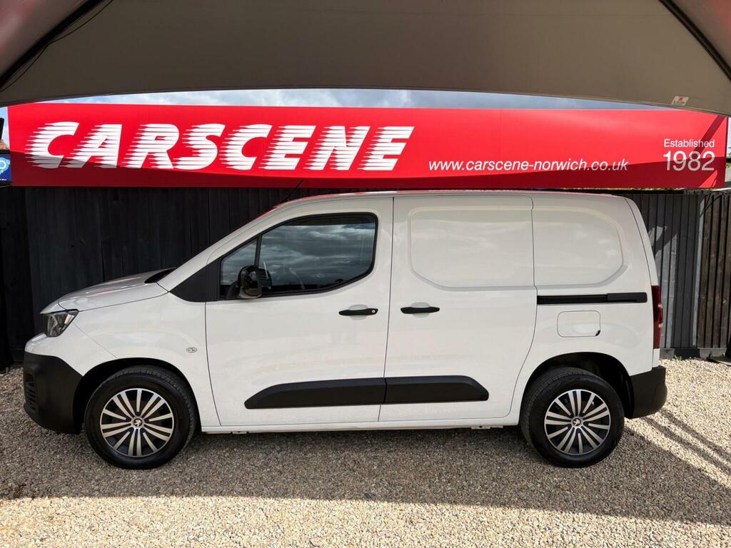 Peugeot Partner Panel Van 1.5 Bluehdi 1000 Professional Premium St AK71EUO White #5