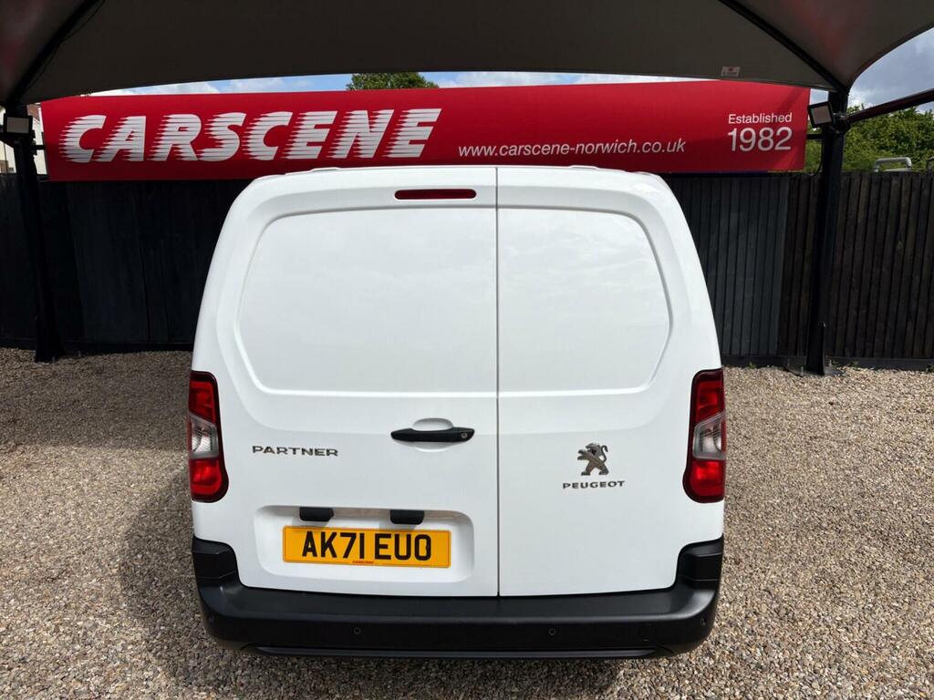 Peugeot Partner Panel Van 1.5 Bluehdi 1000 Professional Premium St AK71EUO White #3