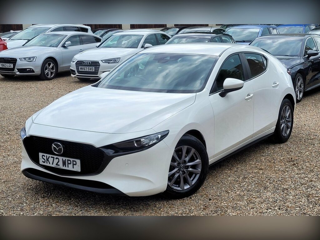 Mazda 3 2.0 E-skyactiv-g Mhev Se-l Lux Euro 6 Ss SK72WPP White #2