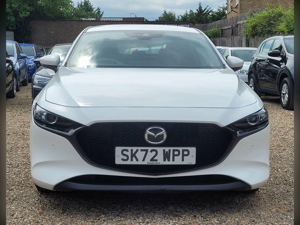 Mazda 3 2.0 E-skyactiv-g Mhev Se-l Lux Euro 6 Ss SK72WPP White #3