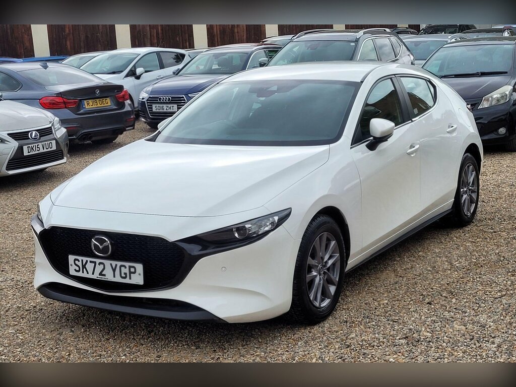 Mazda 3 2.0 E-skyactiv-g Mhev Se-l Lux Euro 6 Ss SK72YGP White #5