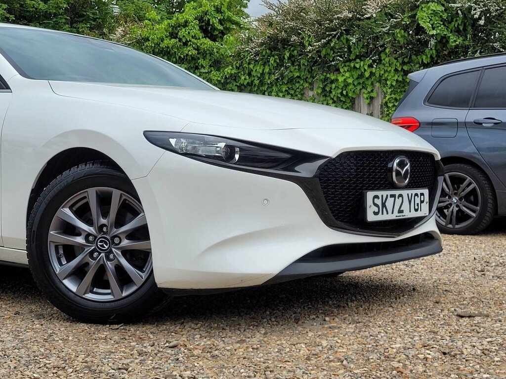 Mazda 3 2.0 E-skyactiv-g Mhev Se-l Lux Euro 6 Ss SK72YGP White #6