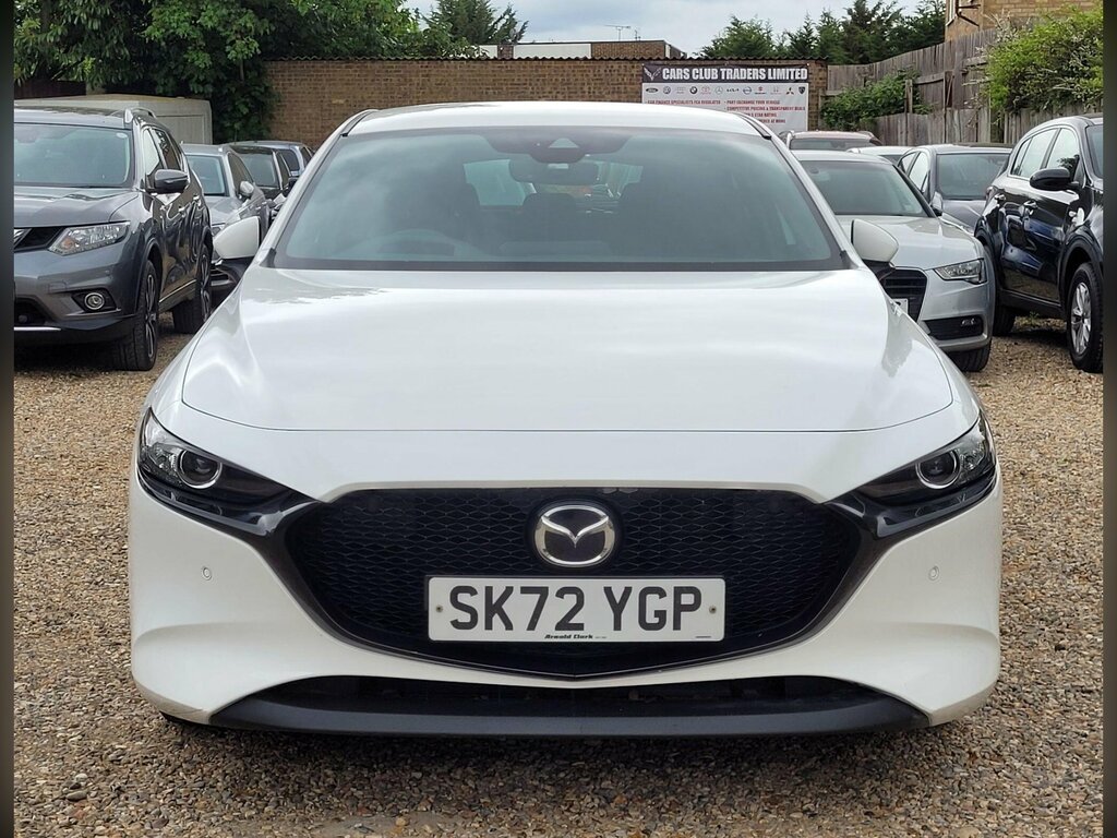 Mazda 3 2.0 E-skyactiv-g Mhev Se-l Lux Euro 6 Ss SK72YGP White #3