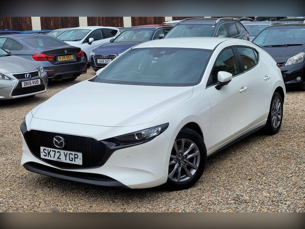 Mazda 3 2.0 E-skyactiv-g Mhev Se-l Lux Euro 6 Ss SK72YGP White #2
