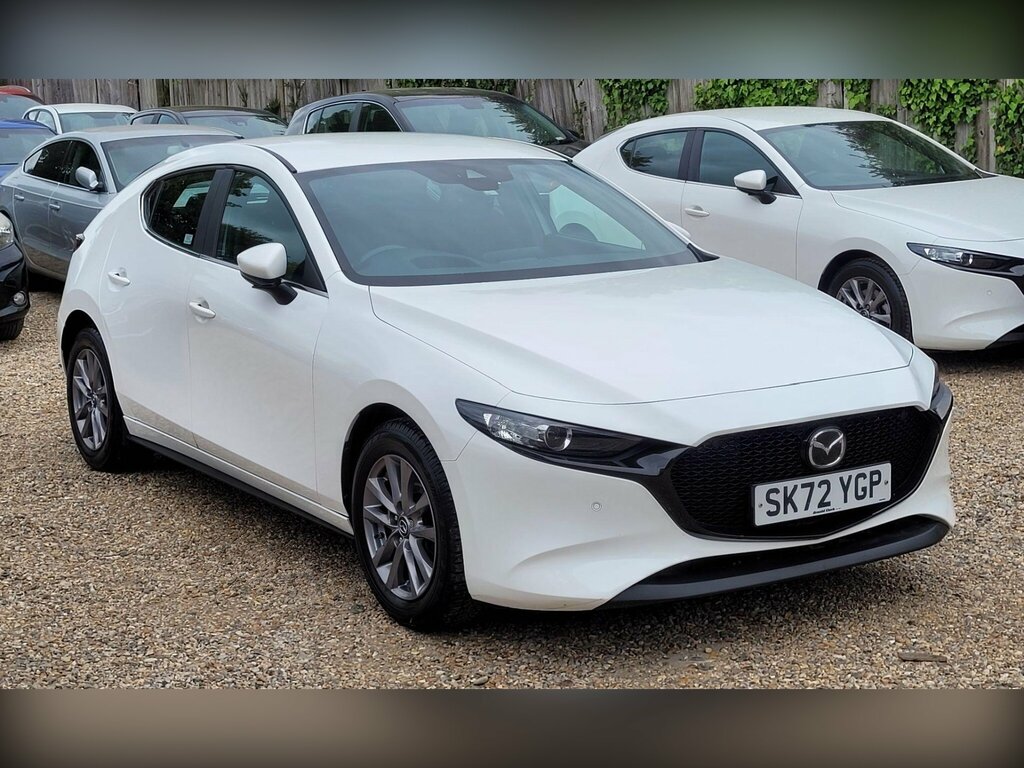 Mazda 3 2.0 E-skyactiv-g Mhev Se-l Lux Euro 6 Ss SK72YGP White #4