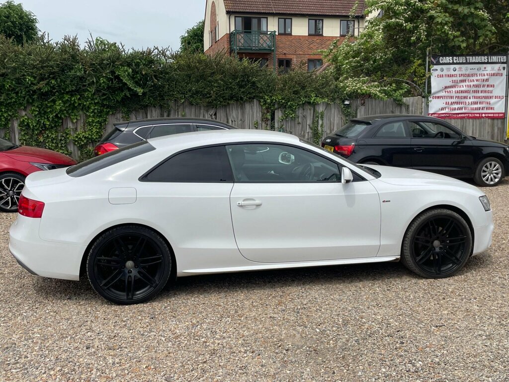 Audi A5 2.0 Tfsi Black Edition Quattro Euro 6 Ss White #6
