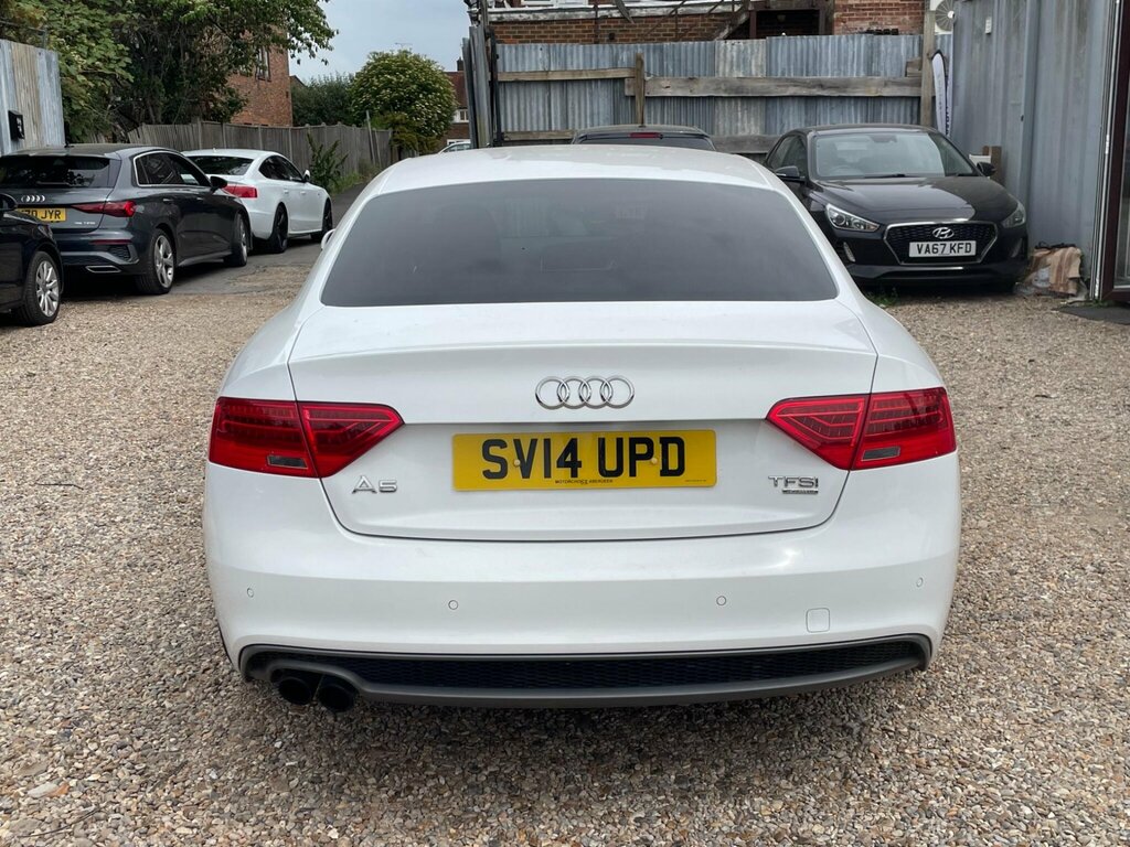 Audi A5 2.0 Tfsi Black Edition Quattro Euro 6 Ss White #5
