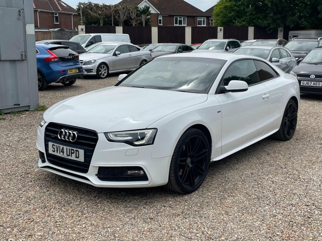 Audi A5 2.0 Tfsi Black Edition Quattro Euro 6 Ss White #3