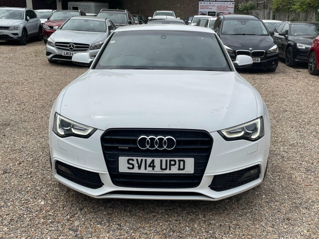 Audi A5 2.0 Tfsi Black Edition Quattro Euro 6 Ss White #2