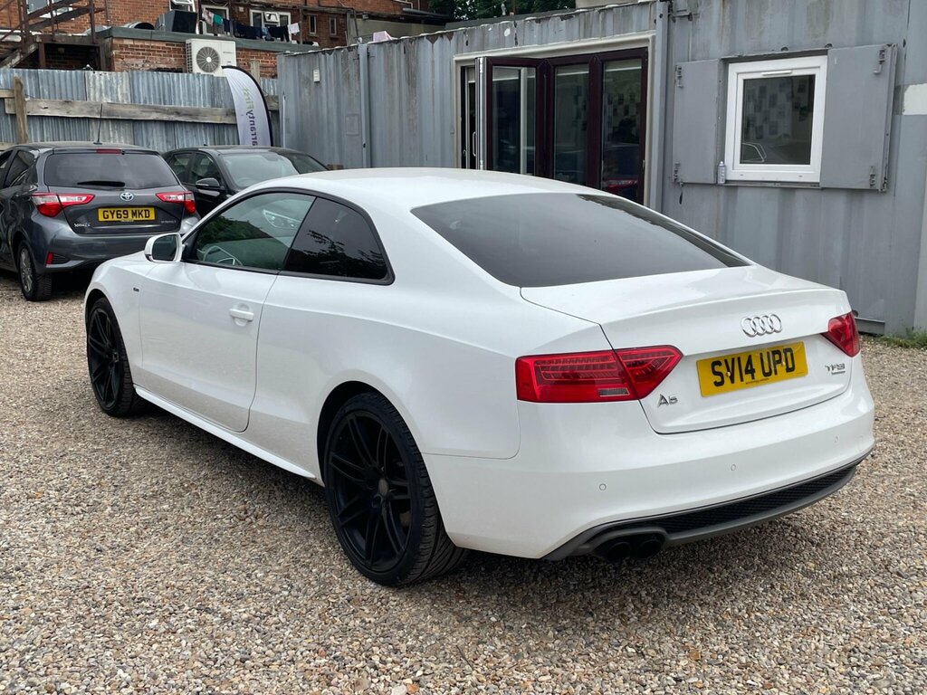 Audi A5 2.0 Tfsi Black Edition Quattro Euro 6 Ss White #4