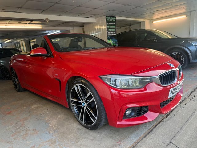 BMW 4 Series 2.0 420D M Sport Euro 6 S S HD67AGO Red #3