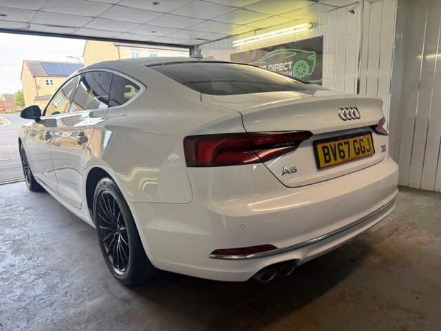 Audi A5 2.0 Tdi Ultra Se Sportback S Tronic Euro 6 S S 5 BV67GGJ White #6