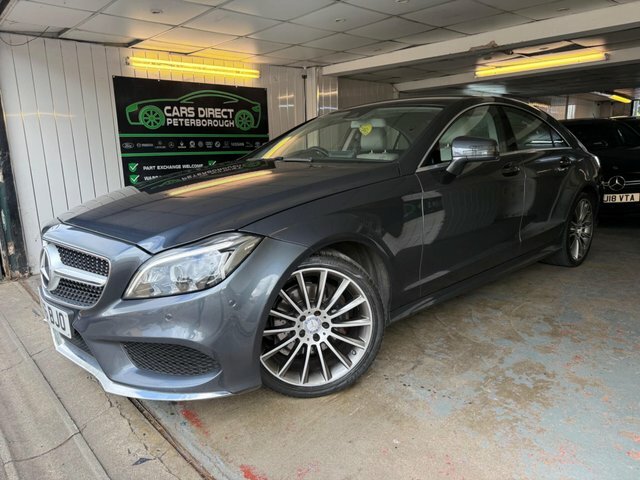 Mercedes-Benz CLS 2.1 Cls220d Amg Line Coupe G-tronic Euro 6 S S LH66BJO Grey #2