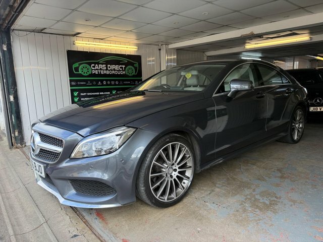 Mercedes-Benz CLS 2.1 Cls220d Amg Line Coupe G-tronic Euro 6 S S LH66BJO Grey #4
