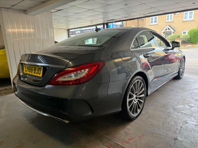 Mercedes-Benz CLS 2.1 Cls220d Amg Line Coupe G-tronic Euro 6 S S LH66BJO Grey #6