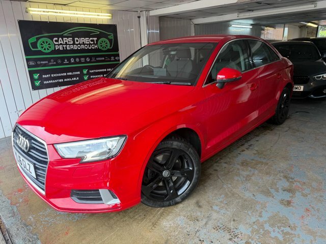 Audi A3 1.6 Tdi Sport Euro 6 S S JS13DMS Red #2