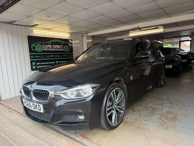 BMW 3 Series 2.0 320D M Sport Touring Xdrive Euro 6 S S HG66OKD Black #4