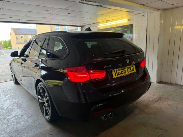 BMW 3 Series 2.0 320D M Sport Touring Xdrive Euro 6 S S HG66OKD Black #6
