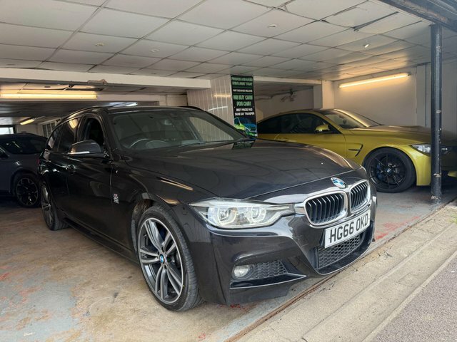 BMW 3 Series 2.0 320D M Sport Touring Xdrive Euro 6 S S HG66OKD Black #3