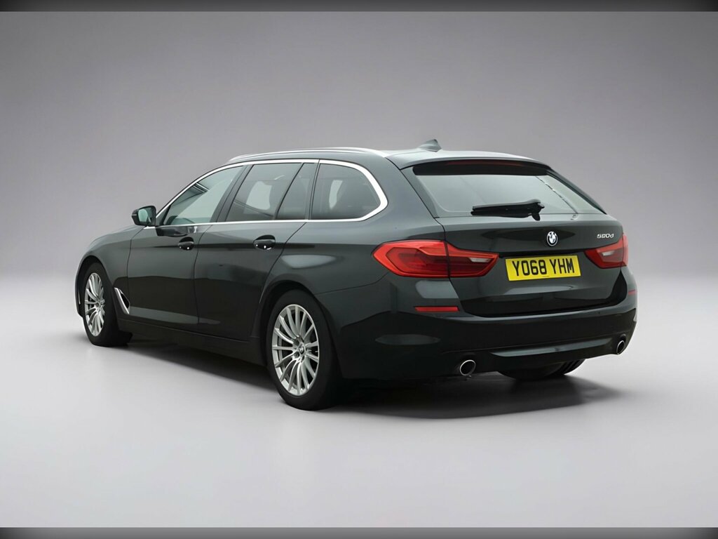 BMW 5 Series 2.0 520D Se Touring Euro 6 Ss YO68YHM Black #5
