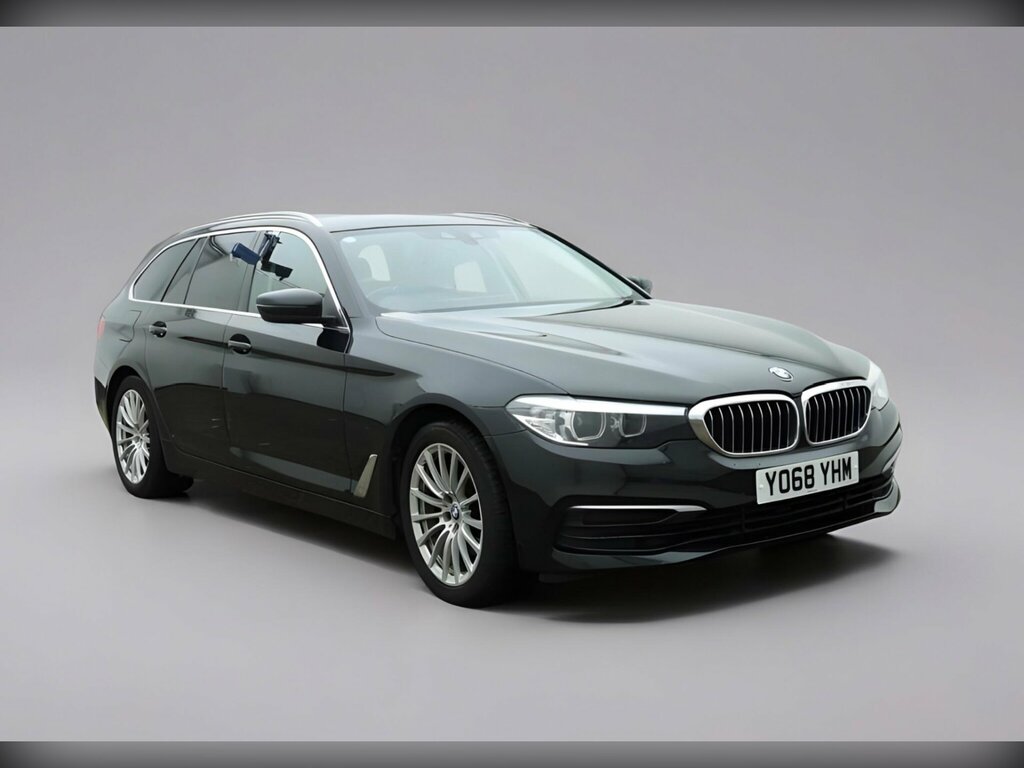 BMW 5 Series 2.0 520D Se Touring Euro 6 Ss YO68YHM Black #6