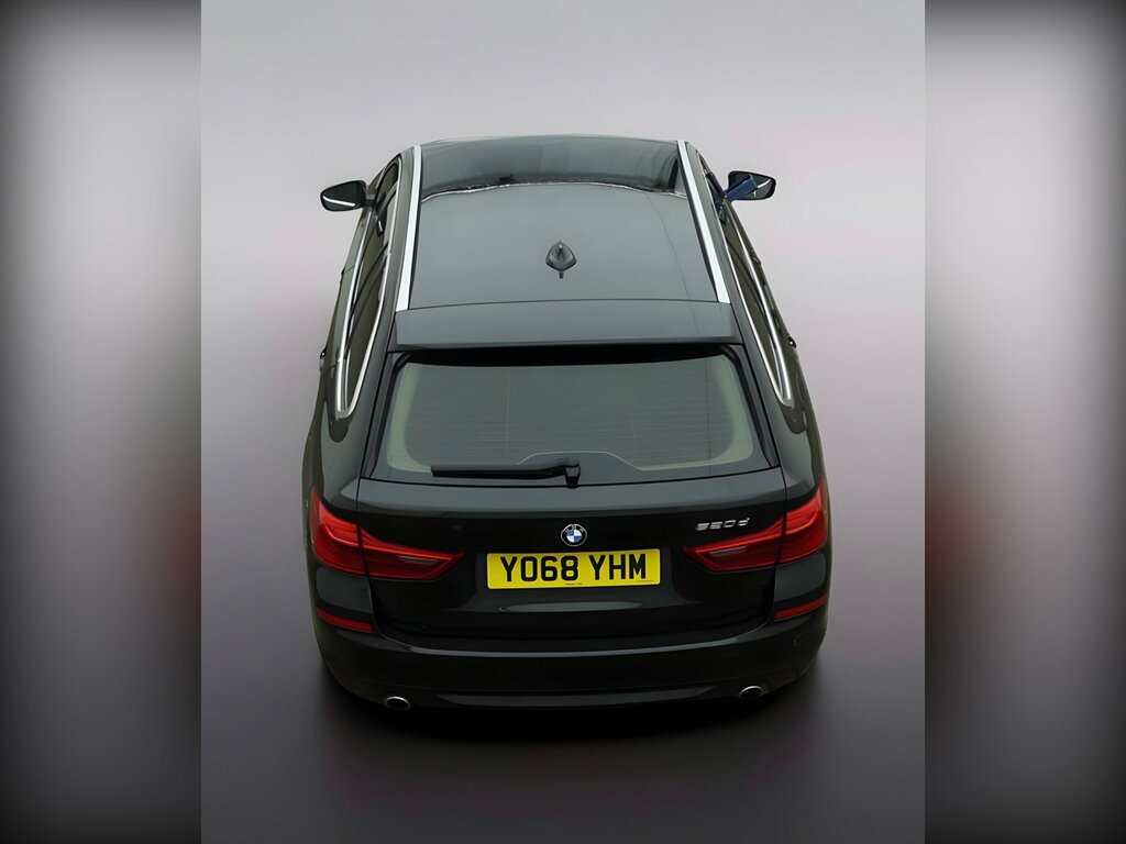 BMW 5 Series 2.0 520D Se Touring Euro 6 Ss YO68YHM Black #3