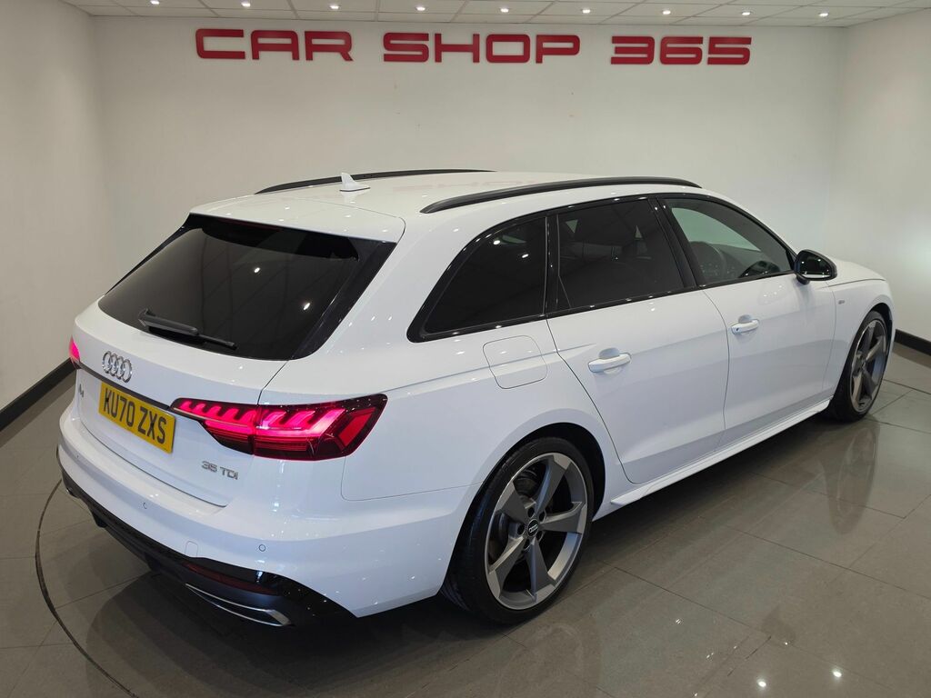 Audi A4 Avant Tdi 35 Black Edition KU70ZXS White #3