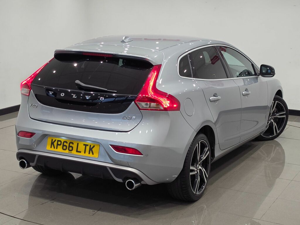 Volvo V40 D3 R-design Pro Hatchback Silver #4