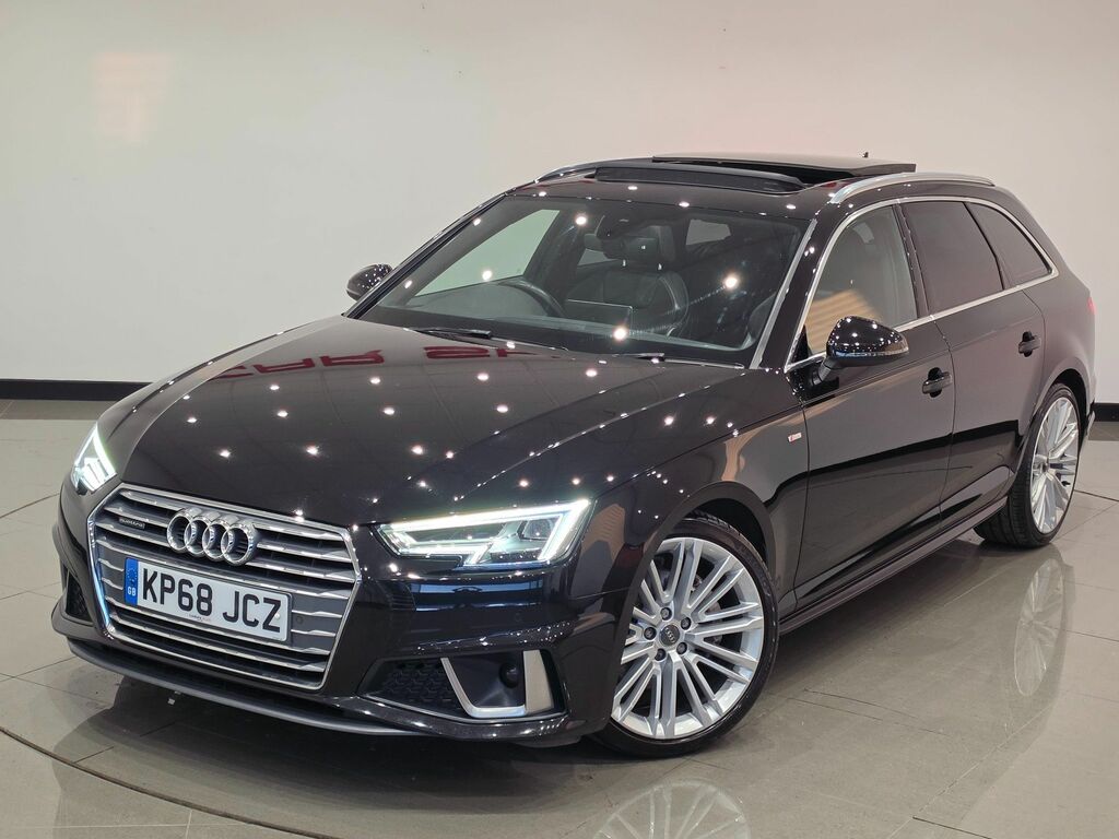 Audi A4 Avant Tdi 40 S Line KP68JCZ Black #3