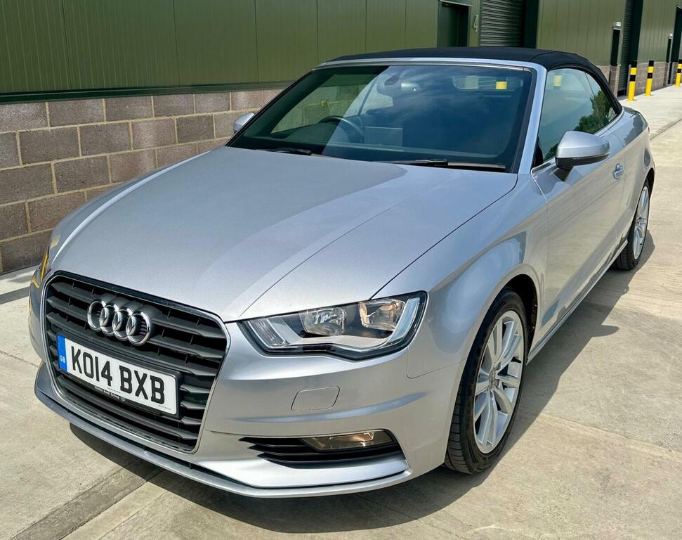 Audi A3 Cabriolet Convertible 1.4 Tfsi Cod Sport S Tronic Euro 6 S Silver