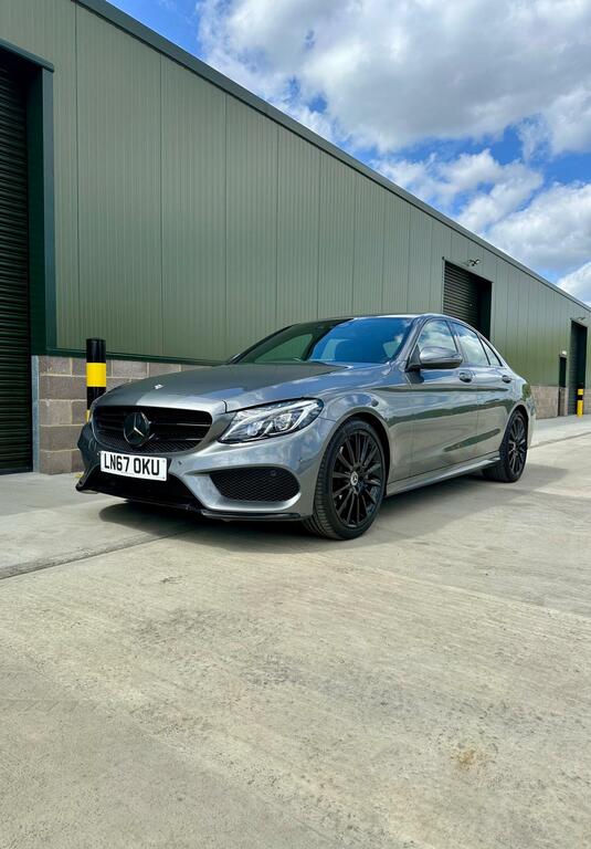 Mercedes-Benz C Class Saloon 2.1 C250d Amg Line G-tronic Euro 6 Ss 4 LN67OKU Grey #6