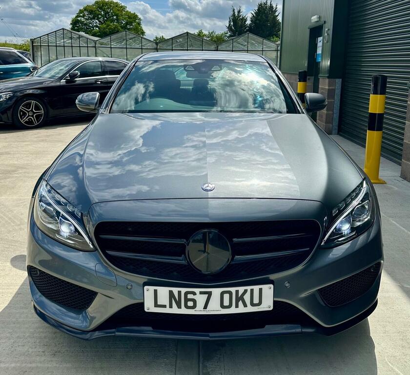 Mercedes-Benz C Class Saloon 2.1 C250d Amg Line G-tronic Euro 6 Ss 4 LN67OKU Grey #6