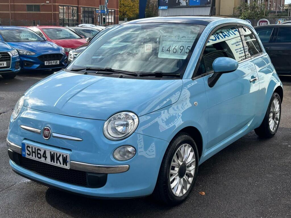 Fiat 500 Hatchback 1.2 Lounge Euro 6 Ss 201464 SH64WKW Blue #5