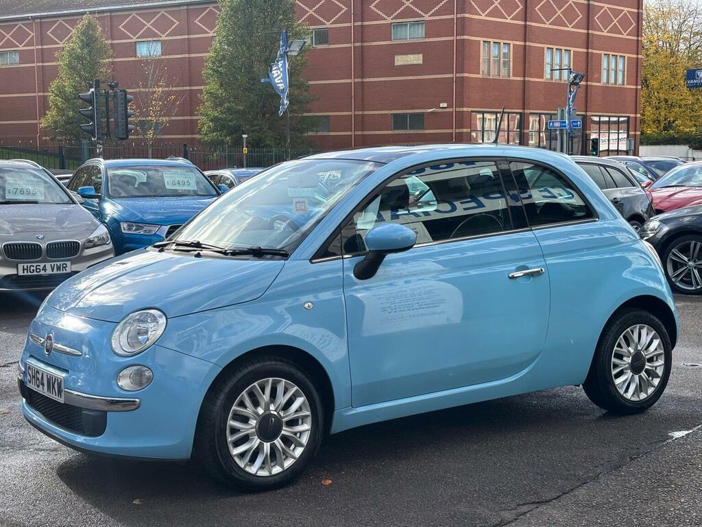 Fiat 500 Hatchback 1.2 Lounge Euro 6 Ss 201464 SH64WKW Blue #6