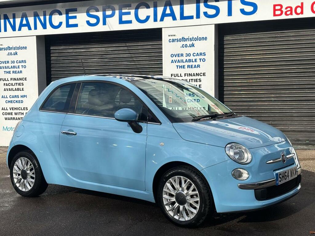 Fiat 500 Hatchback 1.2 Lounge Euro 6 Ss 201464 SH64WKW Blue #2