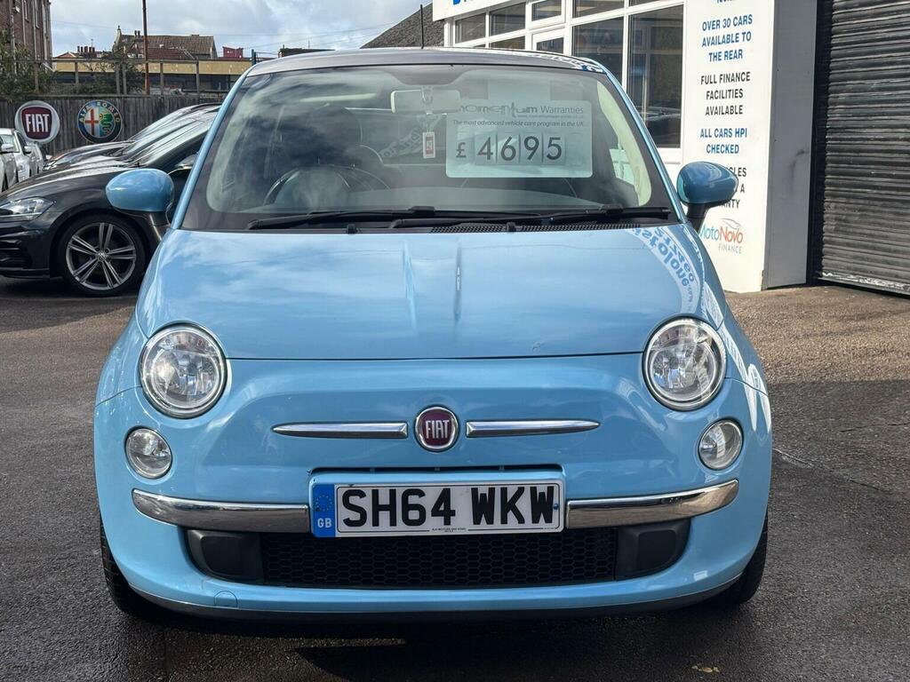 Fiat 500 Hatchback 1.2 Lounge Euro 6 Ss 201464 SH64WKW Blue #4