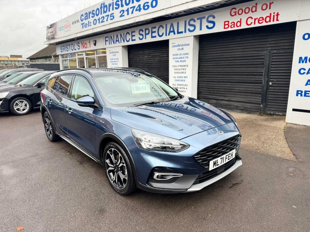Ford Focus Estate 1.0T Ecoboost Mhev Active X Edition Euro 6 ML71FEH Blue