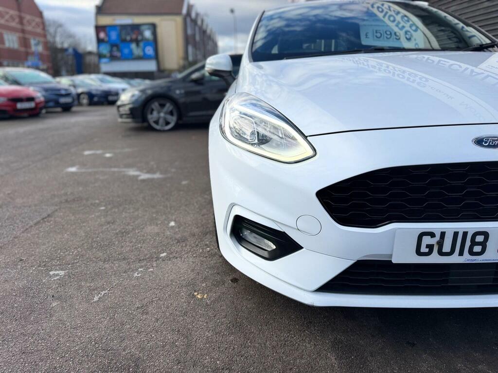 Ford Fiesta Hatchback 1.0T Ecoboost St-line Euro 6 Ss GU18CRV White #3