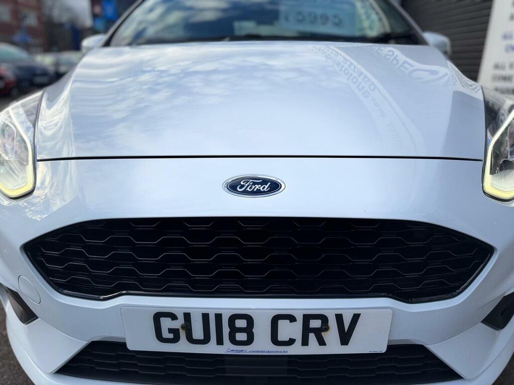 Ford Fiesta Hatchback 1.0T Ecoboost St-line Euro 6 Ss GU18CRV White #4